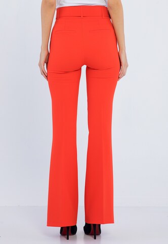 évasé Pantalon à pince 'Raffaela' Giorgio di Mare en orange