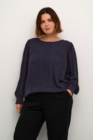 Camicia da donna 'KC Lio' di KAFFE CURVE in lilla: frontale