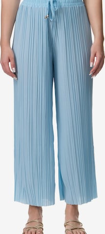 Worldclassca Bügelfaltenhose 'Damen Plissee Sommer Hose' in Blau: Vorderseite