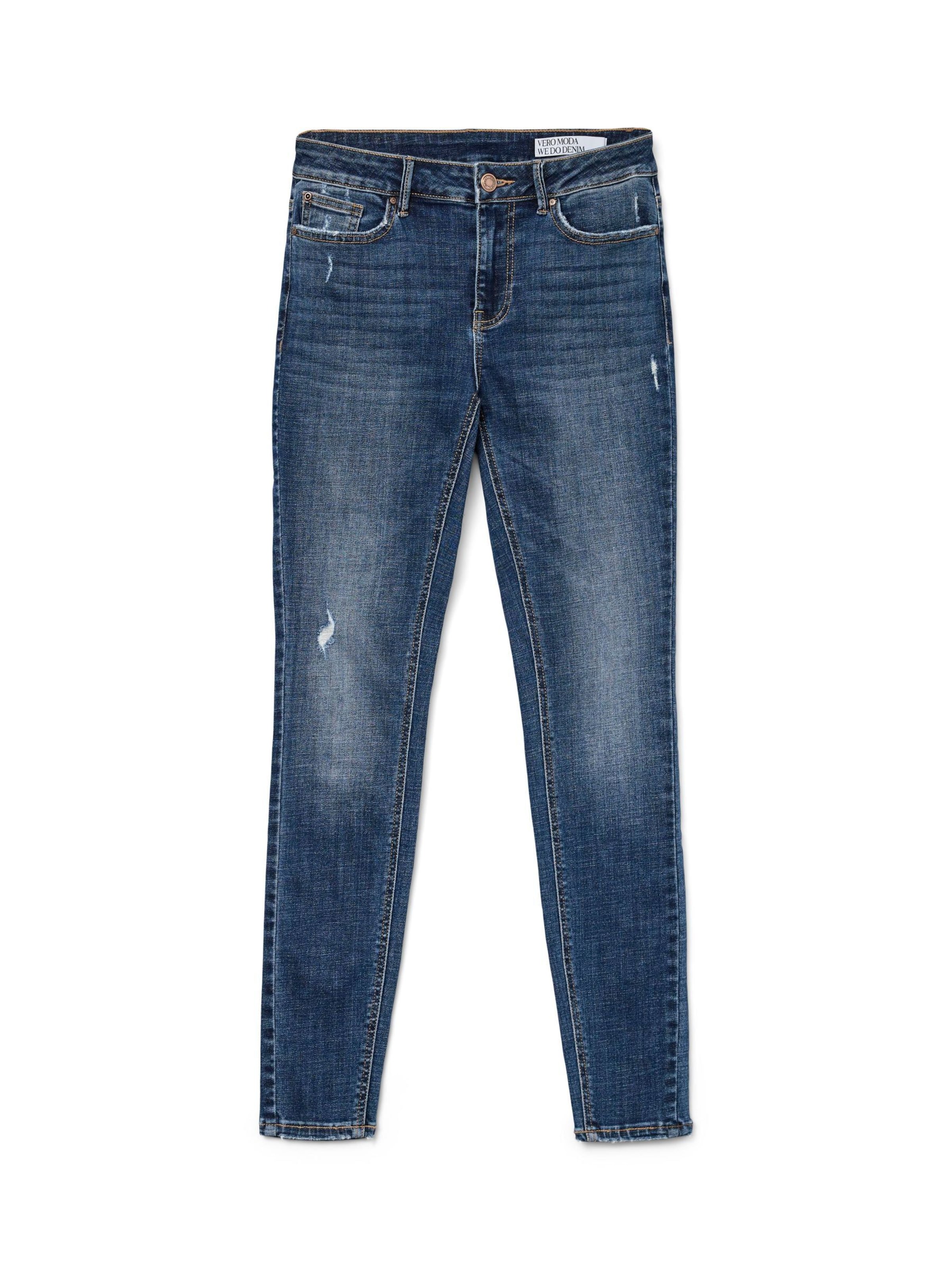 VERO MODA - Skinny Vaquero 'VMFLASH' en azul: frente
