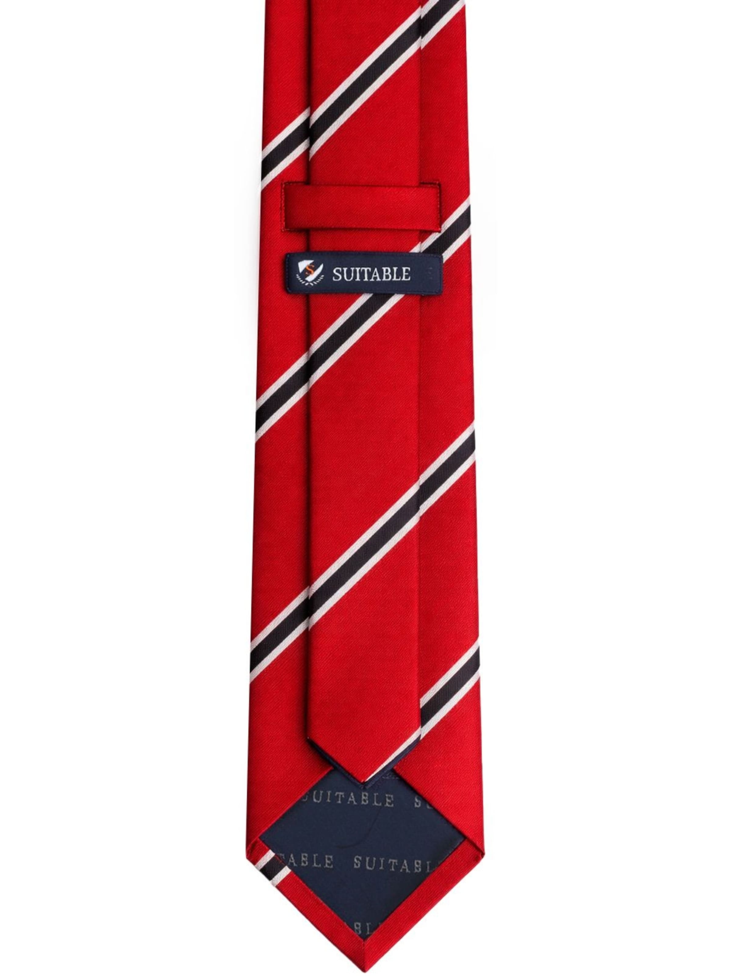 Suitable Tie in Red