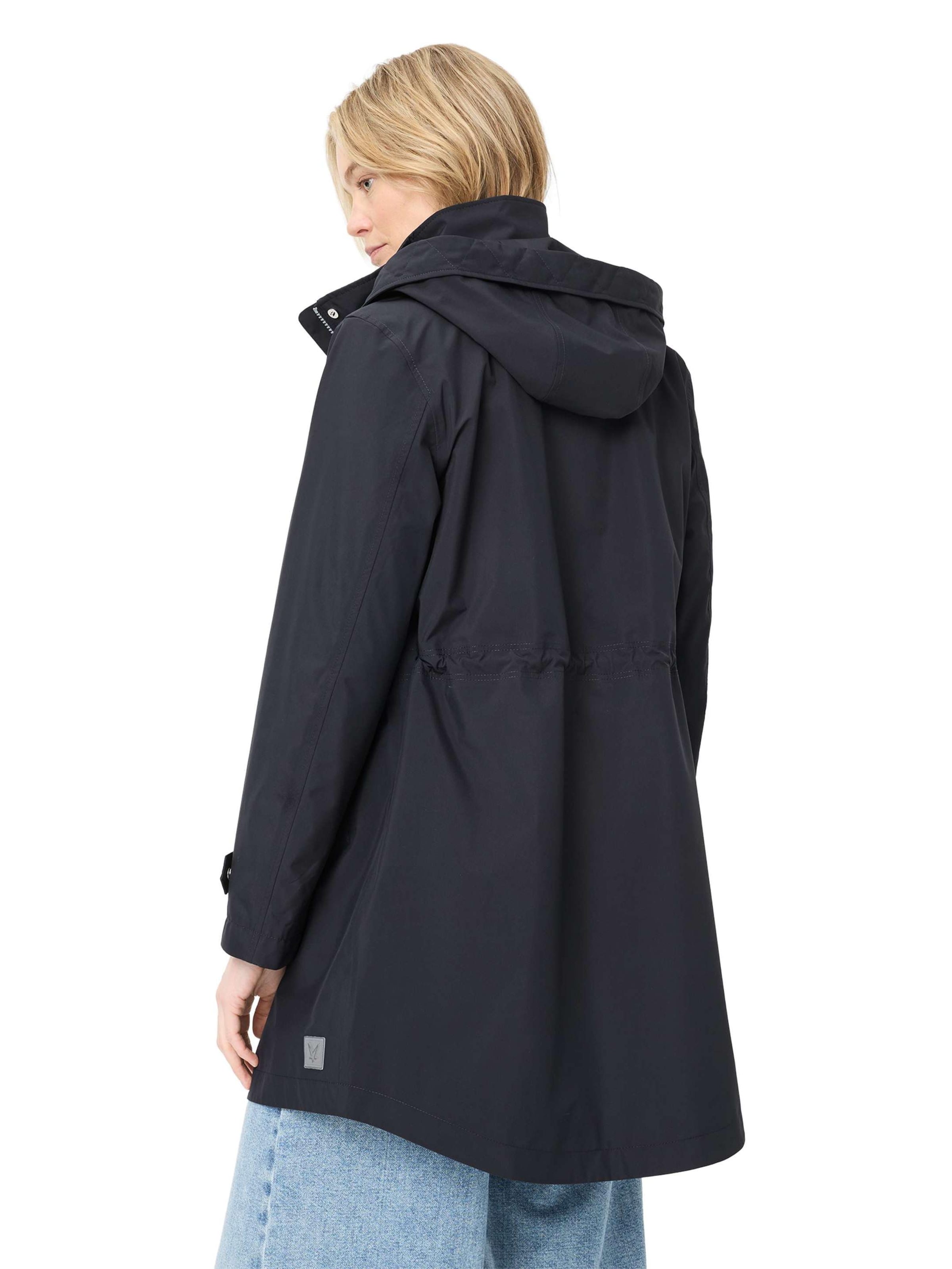 Fuchs Schmitt Between-Seasons Coat in Blue