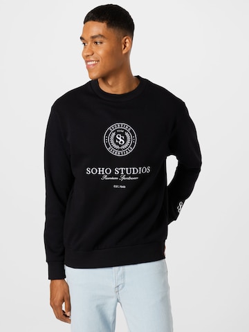 River Island Sweatshirt in Schwarz: predná strana