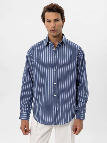 Antioch Regular fit Button Up Shirt 'Fiorenze' in Blue