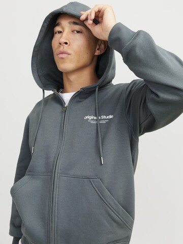 JACK & JONES Sweatvest 'JORVESTERBRO' in Grijs