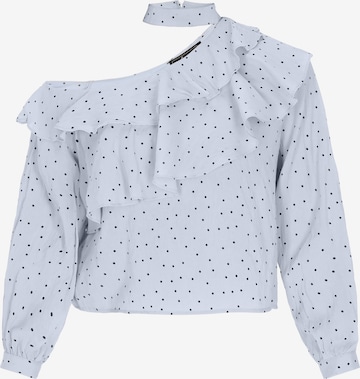 Chemisier faina en bleu : devant