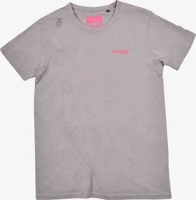 ZOEPPRITZ T-Shirt 'Threesome since 1828' in grau / pink, Produktansicht