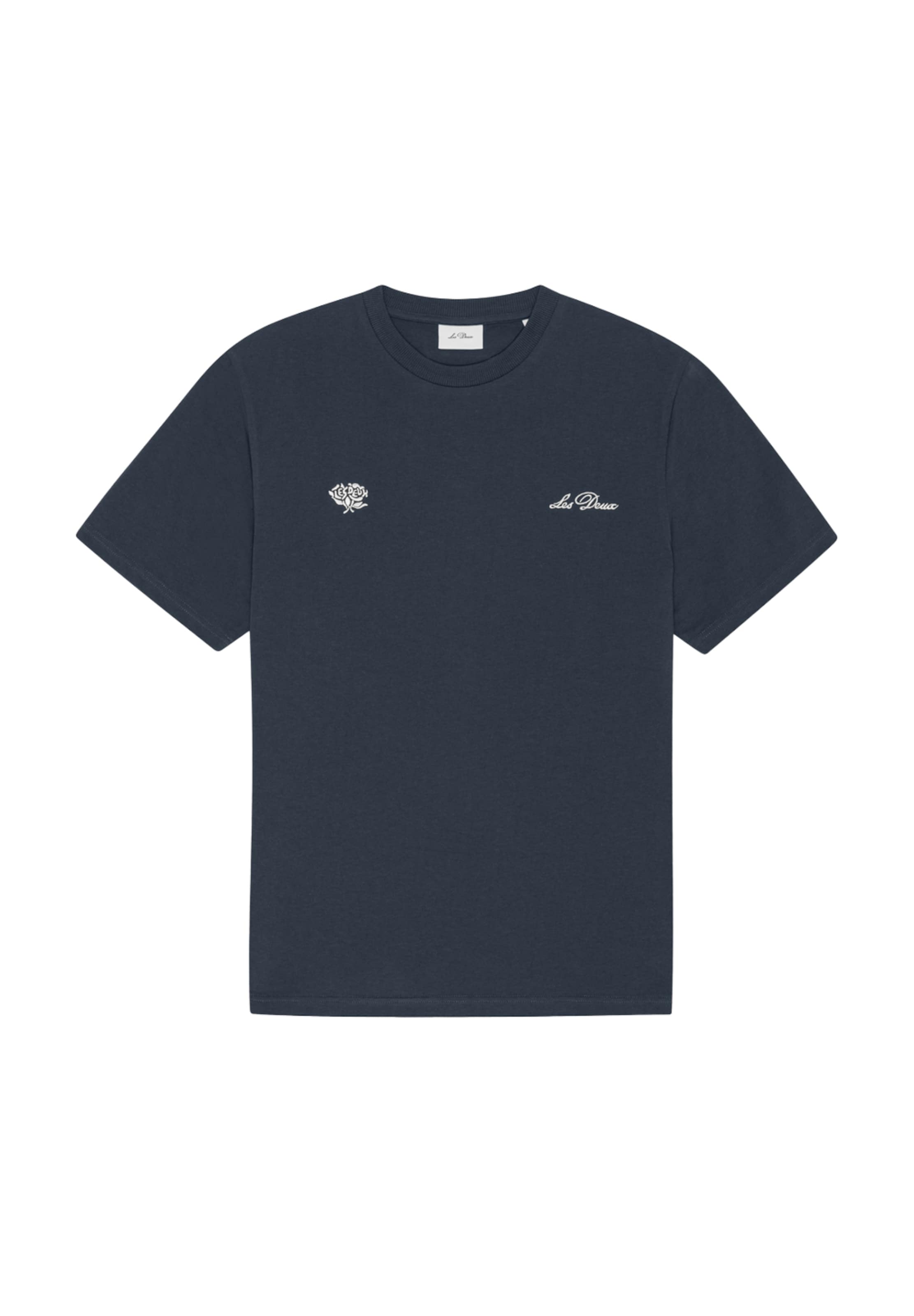 Les Deux - Camiseta en azul: frente