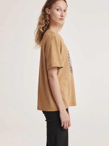 T-shirt ' Karen ' Odd Molly en marron