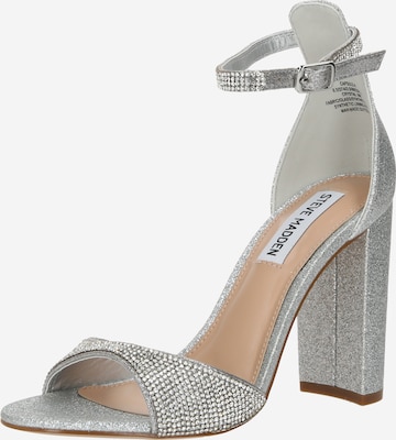 STEVE MADDEN Strap Sandals 'CAPSULE-R' in Silver: front