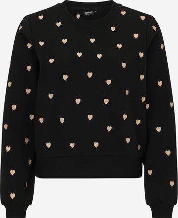 Only PetiteSweater majica 'ONLATIKA' - crna boja: prednji dio