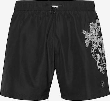 Philipp Plein Swimming shorts 'Dragon' in Black: front