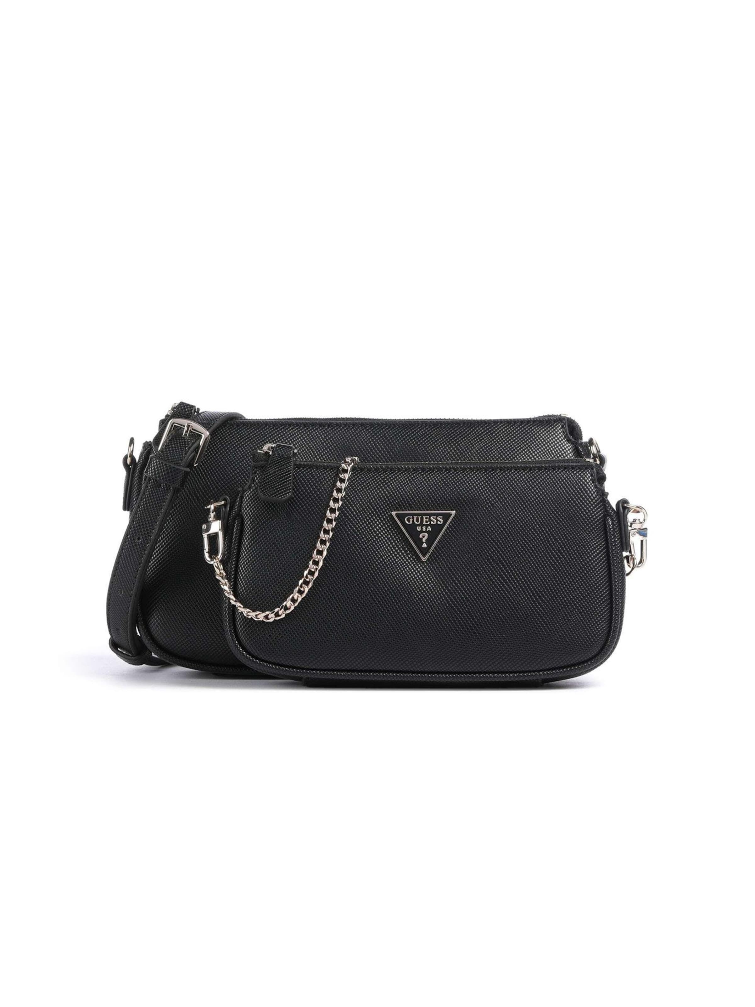 GUESS Schoudertas 'Noelle Ii Dbl' in Zwart
