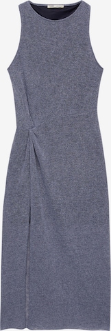 Pull&Bear Knit dress in Blue: front