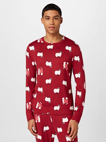 Gilly Hicks Schlafshirt in Rot: Vorderseite