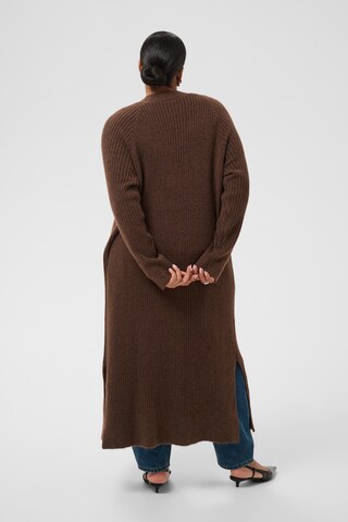 Cardigan KAFFE CURVE en marron