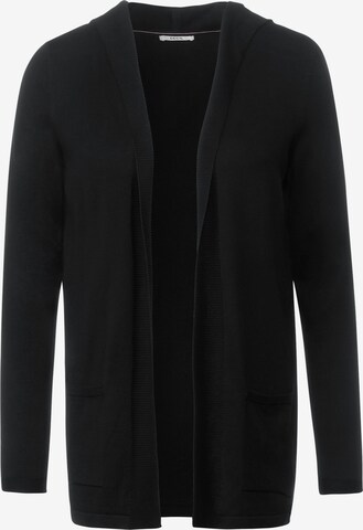 CECIL Knit Cardigan in Black: front