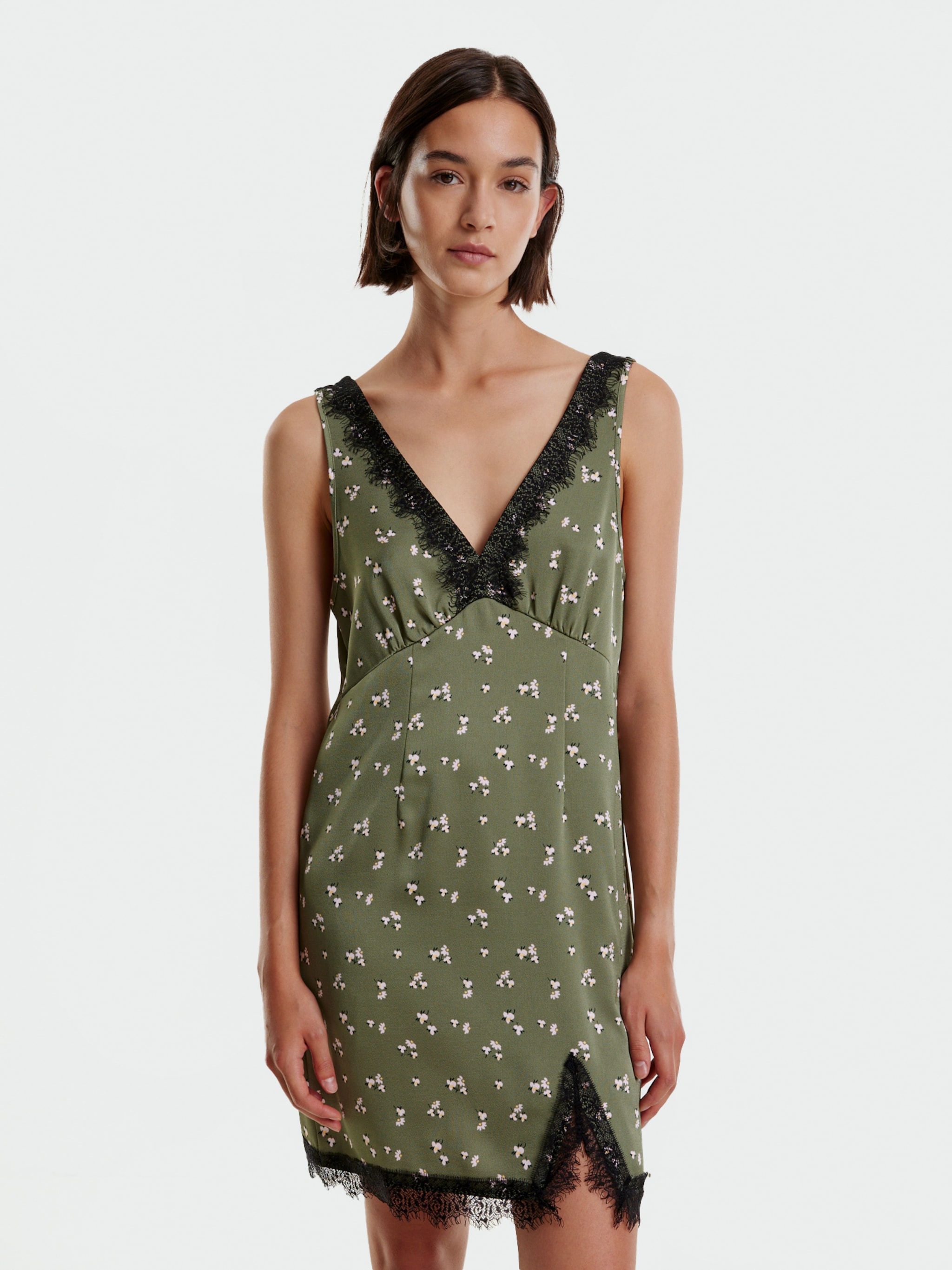 EDITED Producten Jurk 'Kiri' Kaki