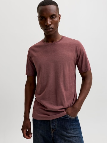 T-Shirt JACK & JONES en marron : devant