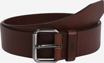 BOSS Belt 'Serge' in Brown: front