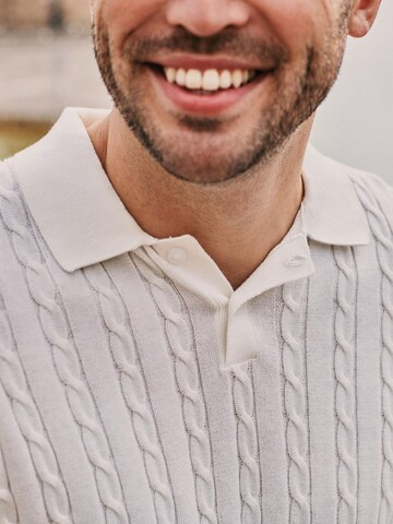 Suitable Shirt 'Drop Needle' in Wit