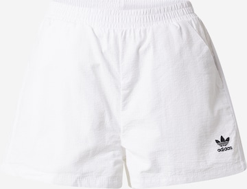 ADIDAS ORIGINALS Loose fit Pants in White: front