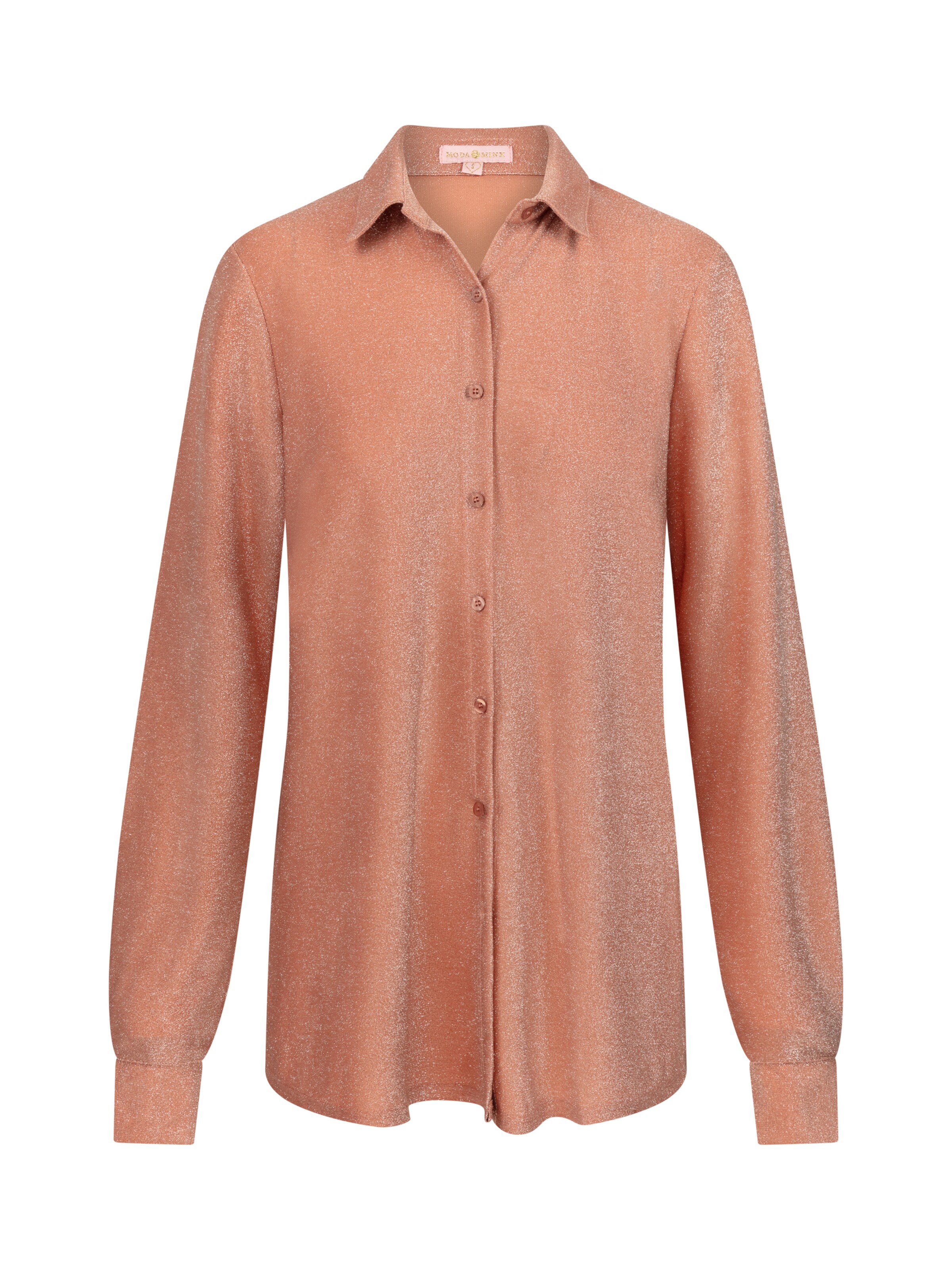 Moda Minx Bluse 'Lumiere' in Orange: Vorderseite