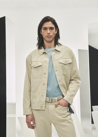 DAN FOX APPAREL Between-season jacket 'Hanno' in Beige