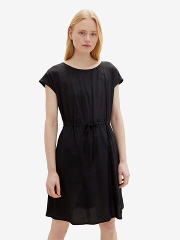 Robe d’été TOM TAILOR DENIM en noir : devant