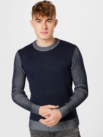 TOM TAILOR Sweater in Blue: front