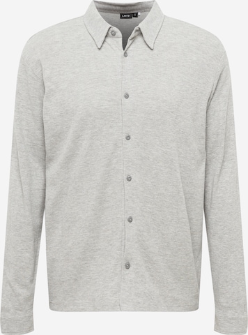 LMTD Regular fit Button Up Shirt 'REST' in Grey: front