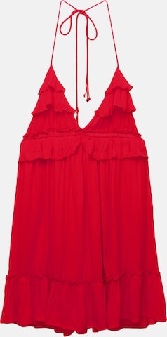 Pull&BearLjetna haljina - crvena boja: prednji dio