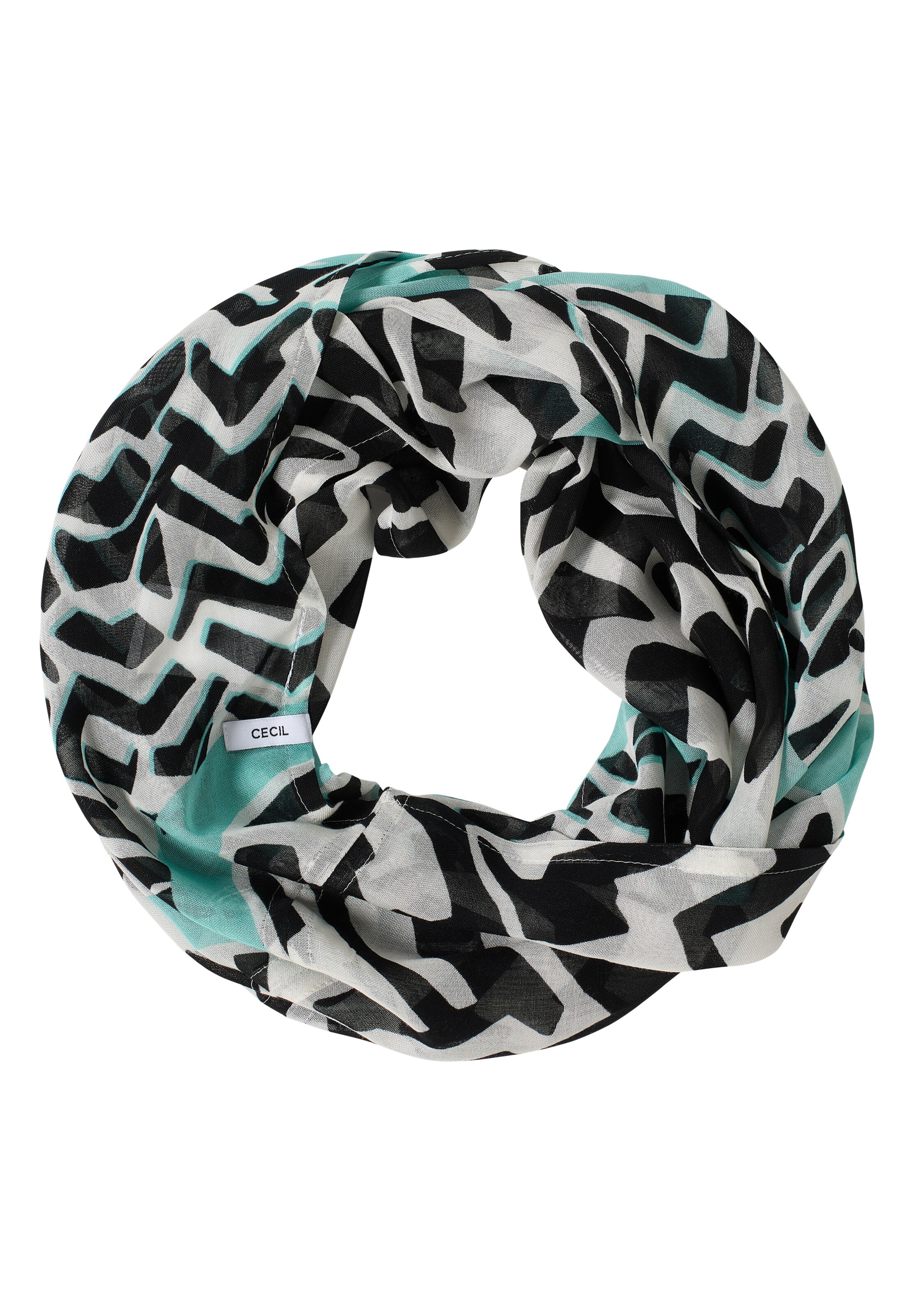 CECIL Schal in Blau: Vorderseite