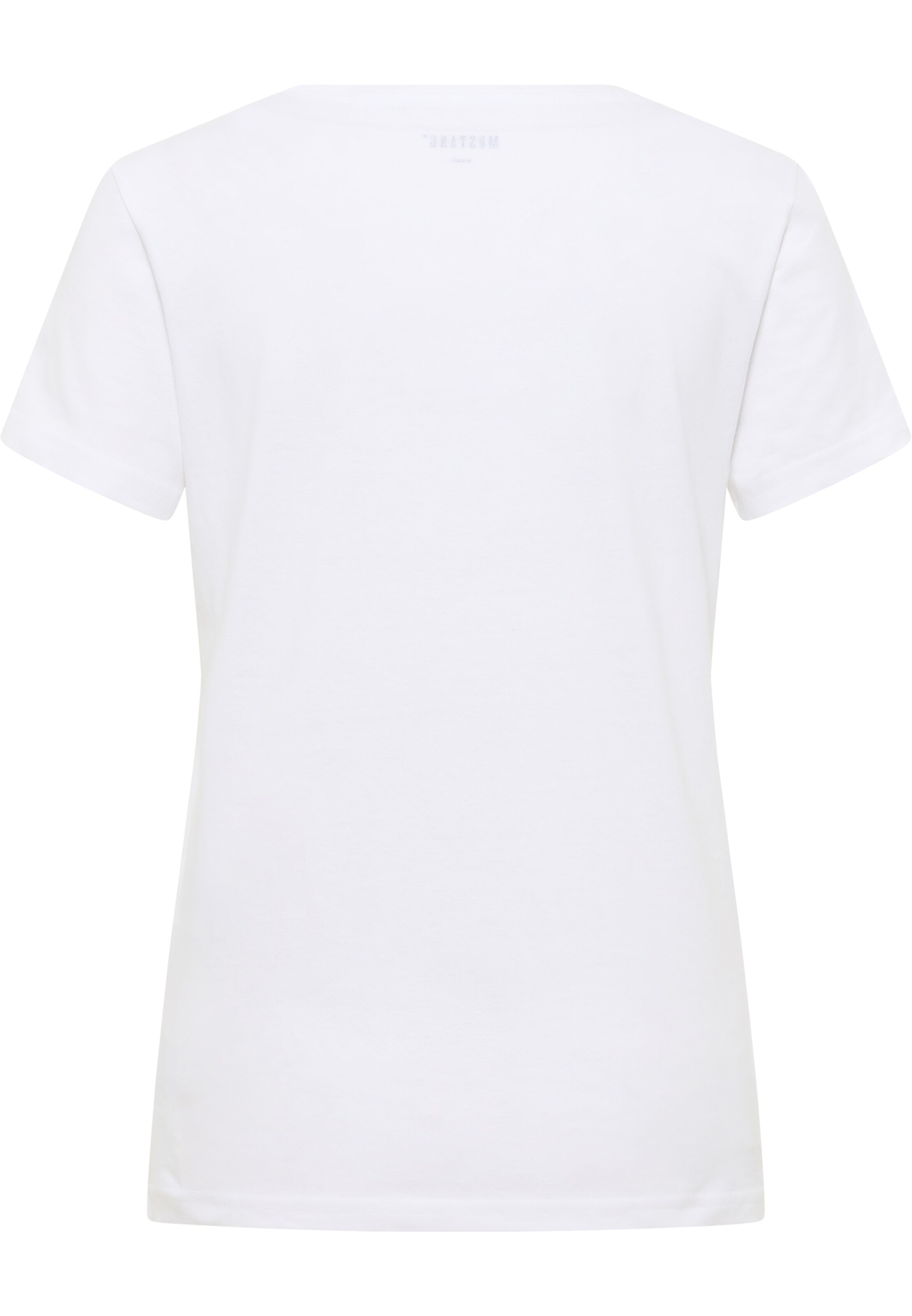 MUSTANG T-Shirt 'Alma ' in Weiß