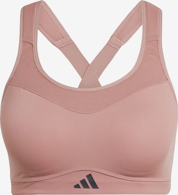 ADIDAS PERFORMANCE - Sujetador deportivo 'TLRDIM' en rosa: frente