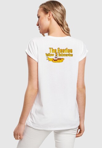 Merchcode T-Shirt ' Yellow Submarine - Monster No.5 ' in Weiß