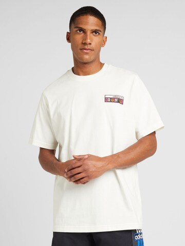 T-Shirt '80s' ADIDAS ORIGINALS en blanc