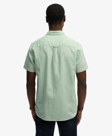 Superdry & Co Comfort Fit Hemd in Grün
