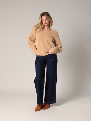 Pull-over 'LOUBIANA' Deeluxe en beige