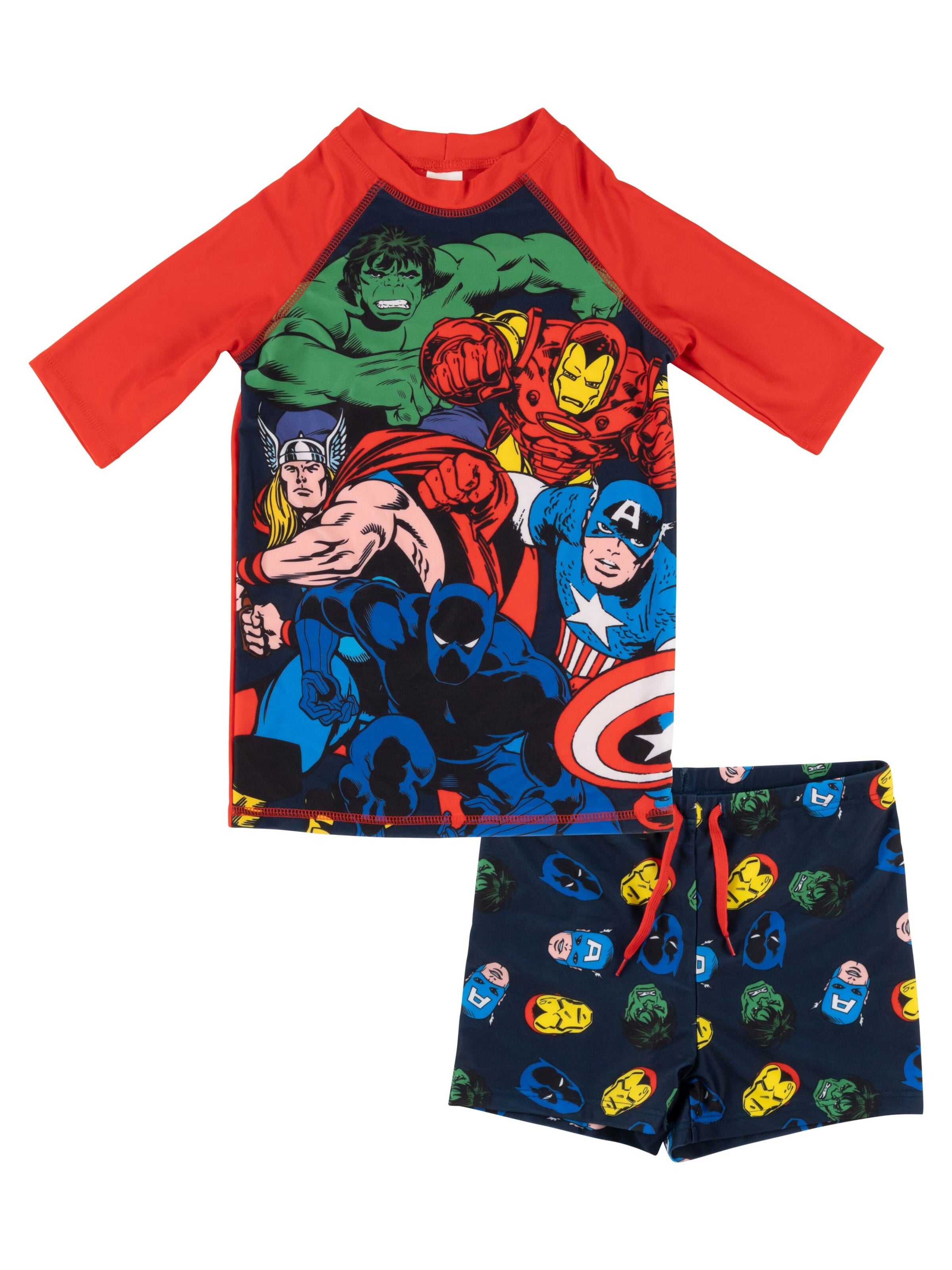 Marvel Avengers Sportbademode 'UV-Schutz 30'‌‌‌‌‌‌‌‌ in Mischfarben: Vorderseite