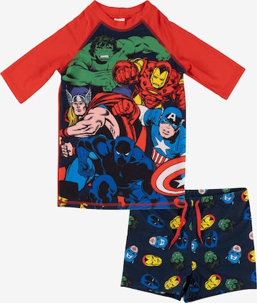 Marvel Avengers Sportbademode 'UV-Schutz 30' in Mischfarben: Vorderseite