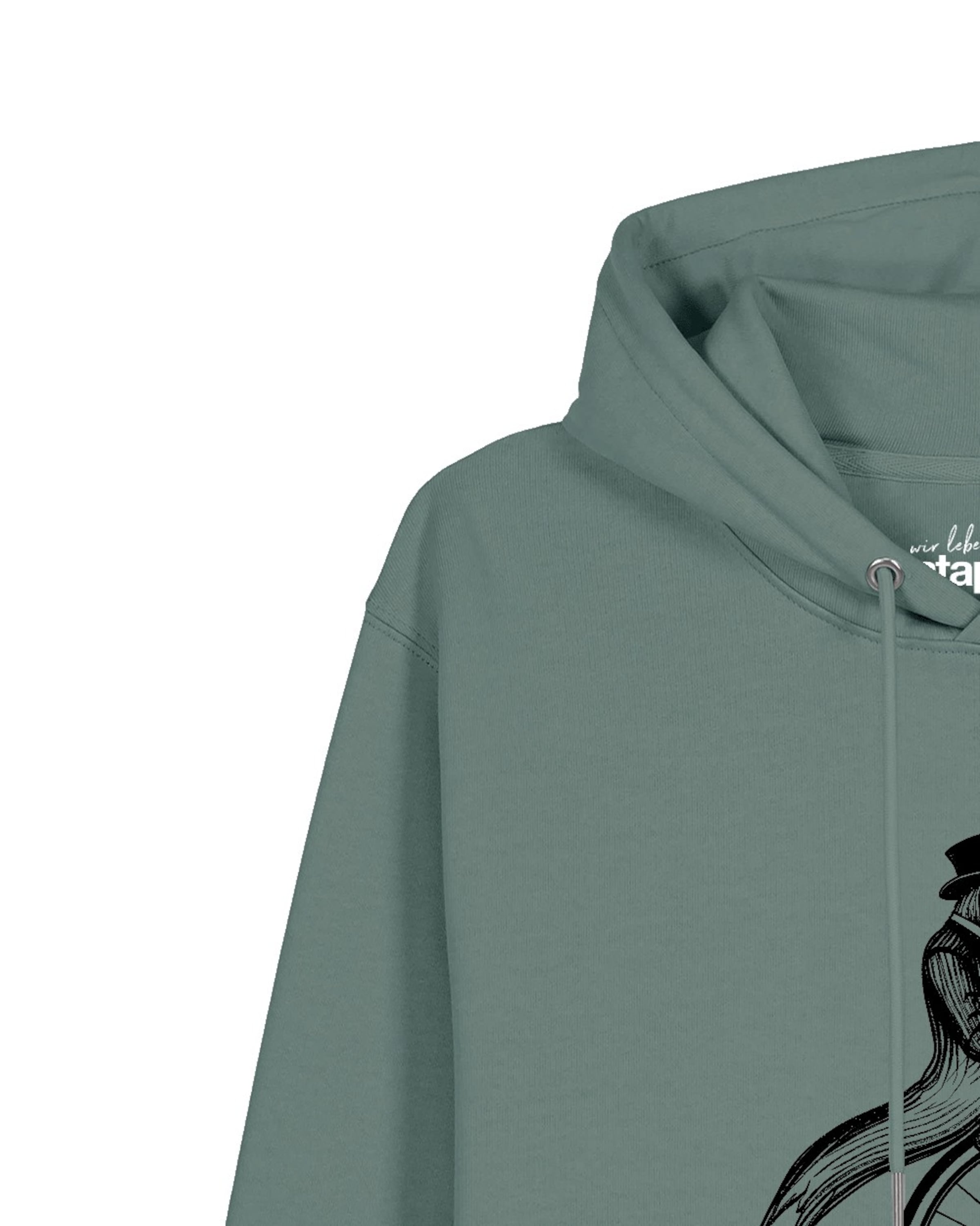 Pull-over 'T-Rex auf Fahrrad' Watapparel en vert