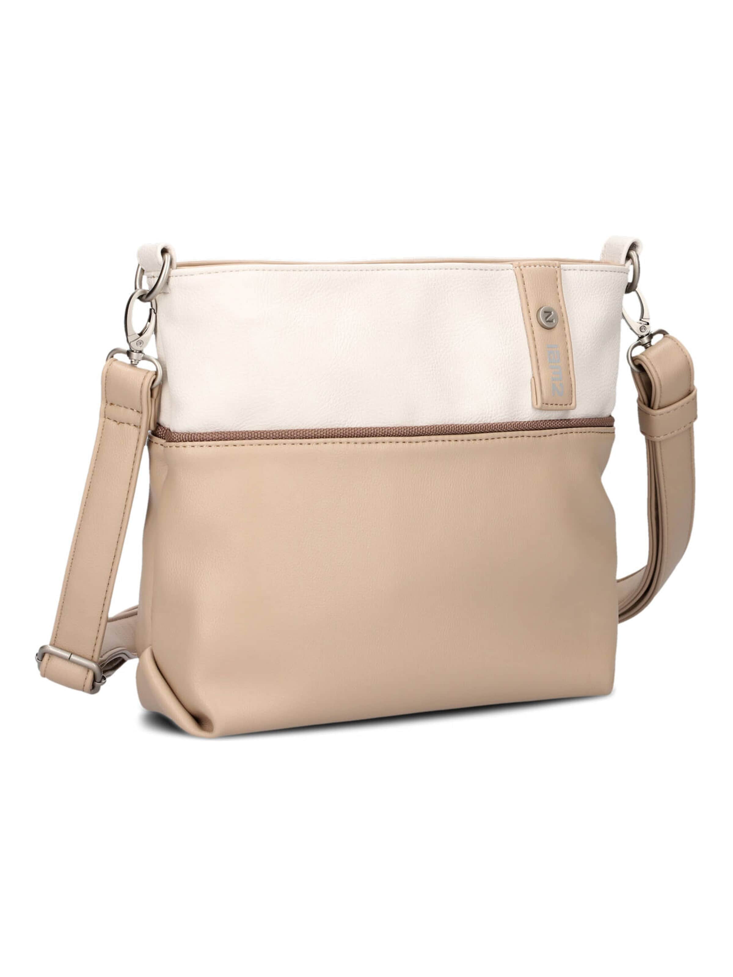 ZWEI Schoudertas 'JANA J8' in Beige