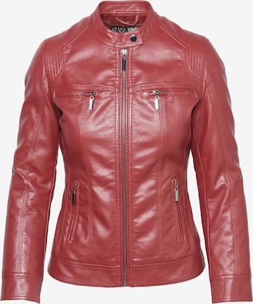 KOROSHI Between-Season Jacket in Red: front