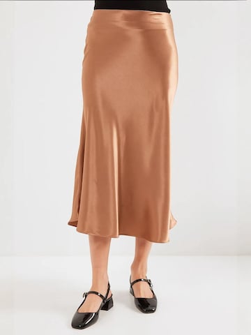 Jupe Bigdart en marron : devant