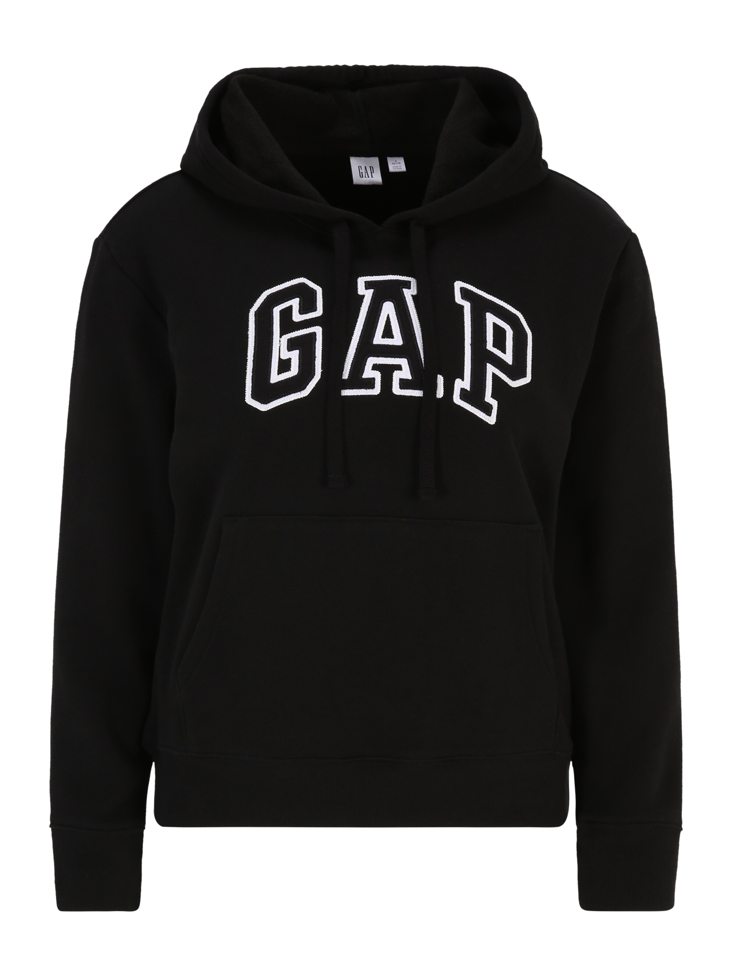 Sweat-shirt 'HERITAGE' Gap Petite en noir : devant