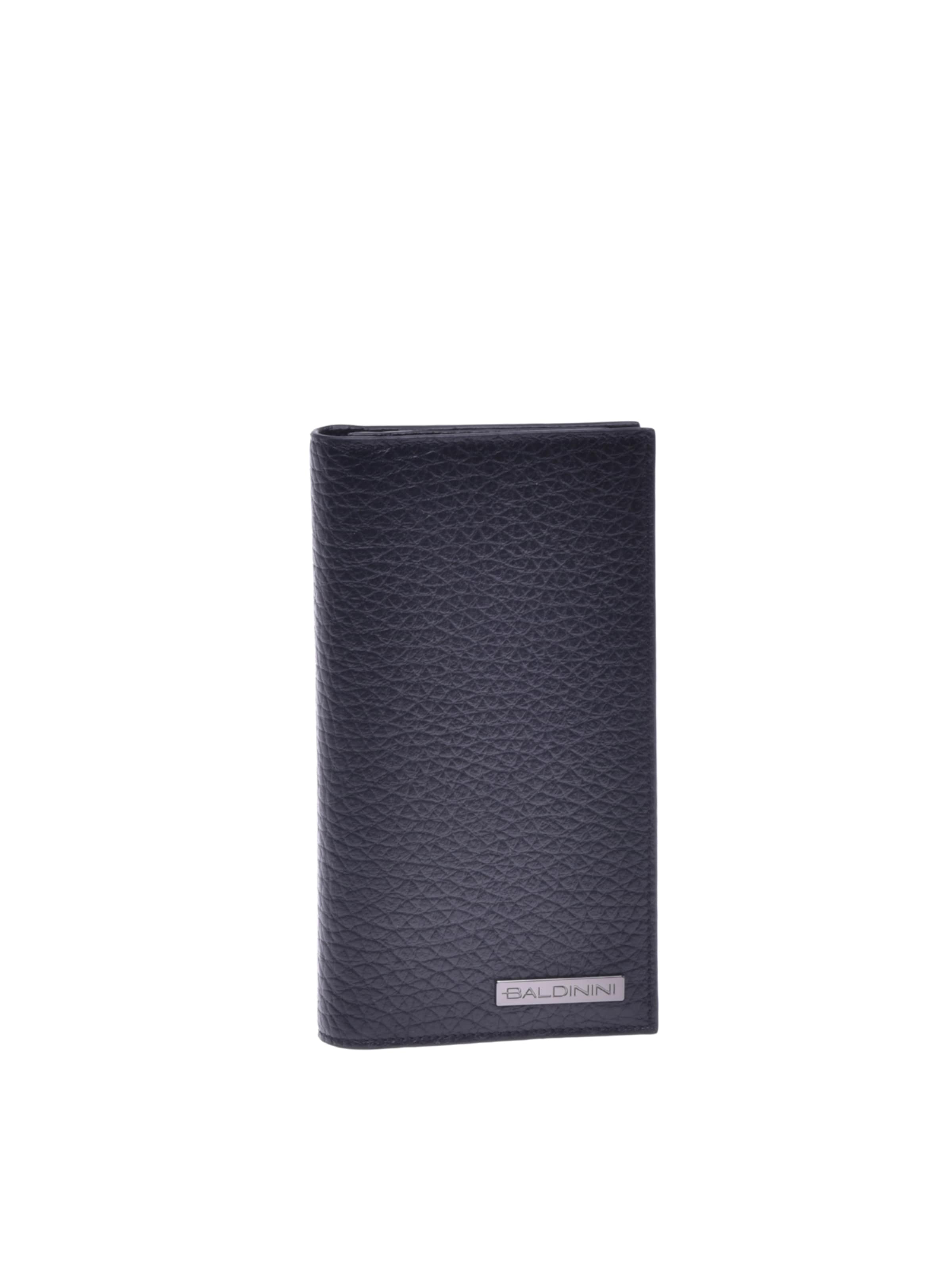 BALDININI Wallet in Black: front