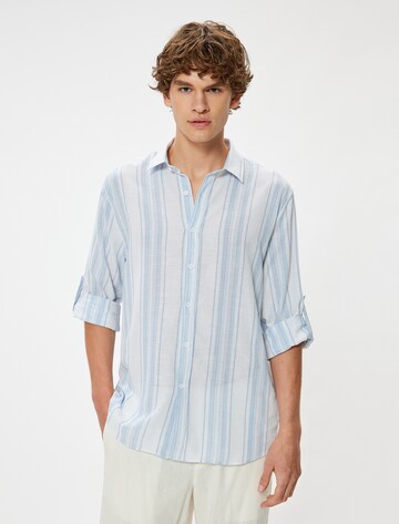 Koton Overhemd in Blauw: voorkant