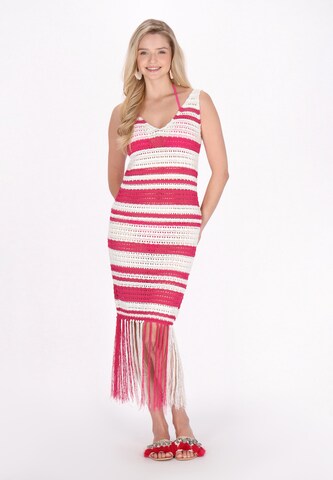 IZIA Knit dress 'Fashion Look' in Pink