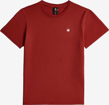 T-Shirt G-STAR en rouge : devant